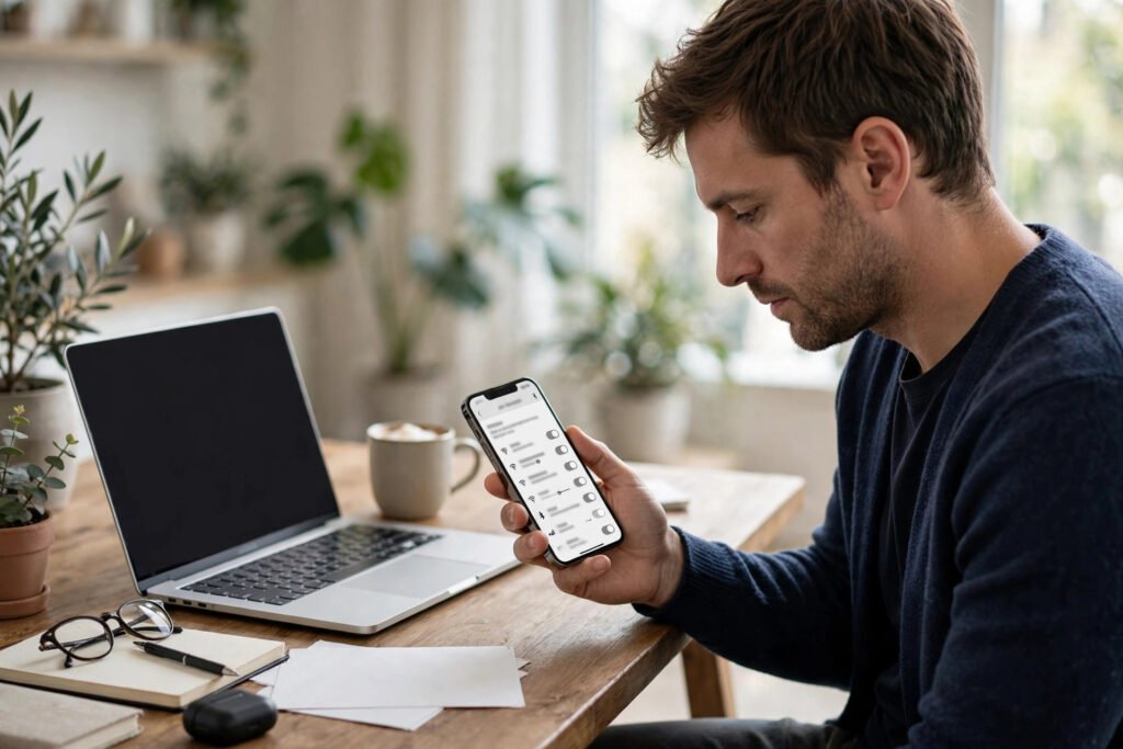 IP-Adresse auf dem Smartphone in den WLAN-Einstellungen nachsehen