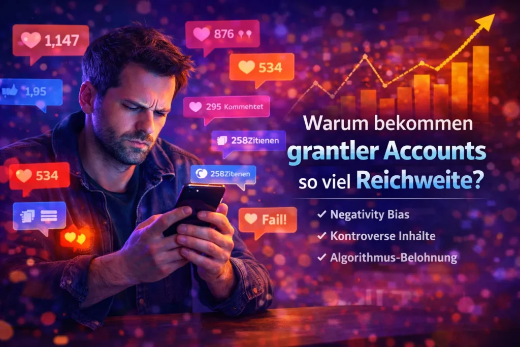 Warum bekommen grantler Accounts so viel Reichweite?