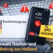 31 Vorwahl Telefon- und SMS-Betrug aus Holland mit unbekanntem +31 Anruf auf Smartphone