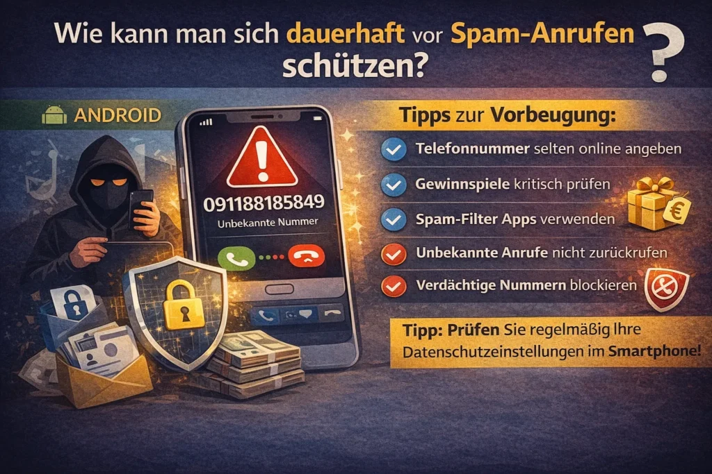 Wie man sich dauerhaft vor Spam-Anrufen wie 091188185849 schützt mit Tipps zur Nummernblockierung und Spam-Filter Apps