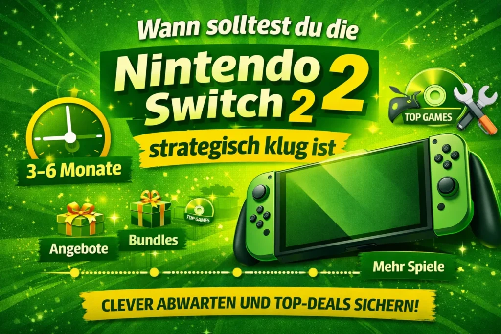 Wann solltest du die Nintendo Switch 2 kaufen – beste Kaufzeit nach 3 bis 6 Monaten mit Deals und Angeboten