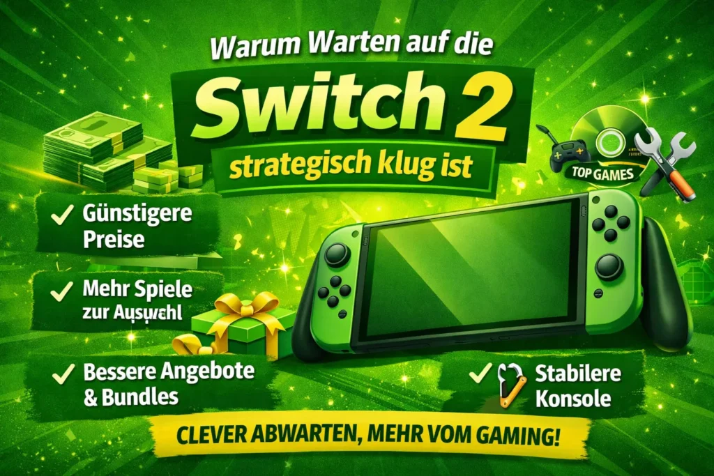Warum Warten auf die Nintendo Switch 2 strategisch klug ist mit günstigeren Preisen, mehr Spielen und besseren Bundles