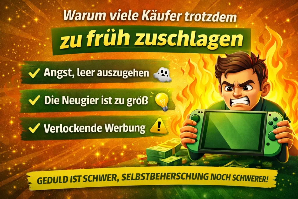Warum viele Käufer die Nintendo Switch 2 zu früh kaufen wegen FOMO, Neugier und Werbung