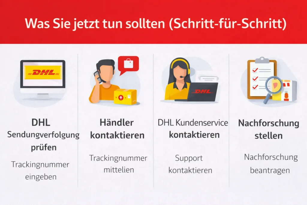 ISE Return Infinite bei DHL Lösung – Schritt-für-Schritt Anleitung mit Sendungsverfolgung prüfen, Händler kontaktieren und DHL Support erreichen