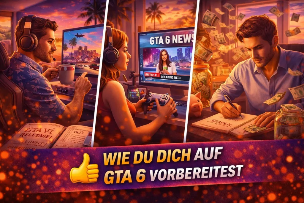 Wie du dich auf GTA 6 vorbereitest Gaming Setup News verfolgen und Geld sparen Tipps