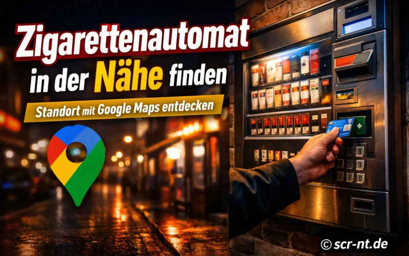 Zigarettenautomaten in der Nähe finden: Standort mit Maps in Deutschland