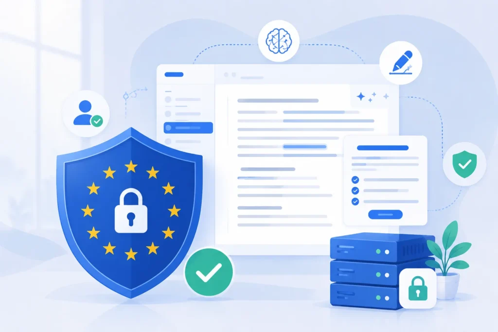 DeepL Write Datenschutz DSGVO und Sicherheit für Unternehmen
