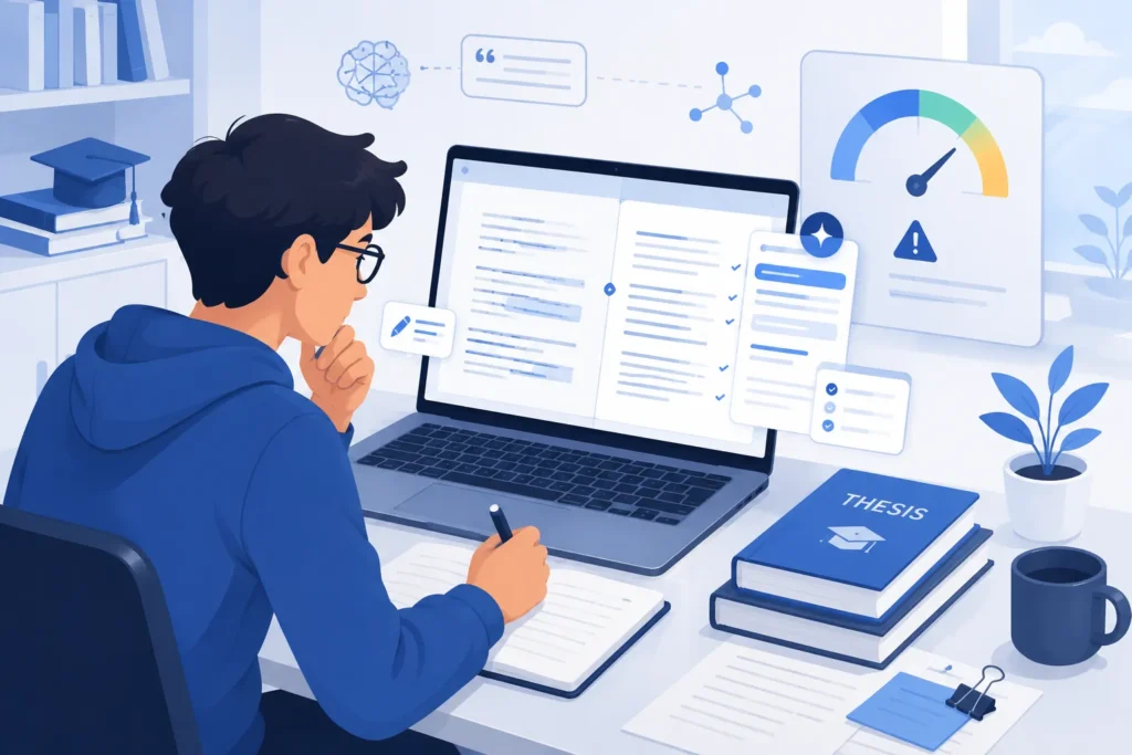 DeepL Write im Studium mit KI Detektor Risiko