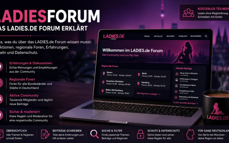 Ladiesforum – Überblick über das LADIES.de Forum mit regionalen Foren, Erfahrungsberichten, Community, Suche und Datenschutz