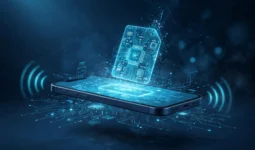 Smartphone mit digitaler eSIM – die SIM-Karte der Zukunft