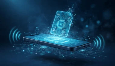 Smartphone mit digitaler eSIM – die SIM-Karte der Zukunft