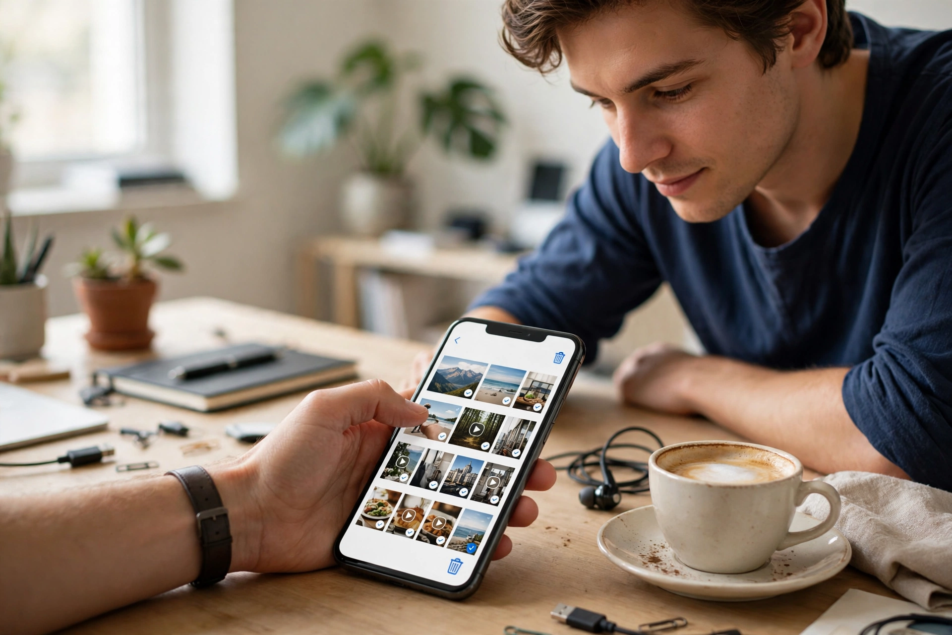 Fotos und Videos auf dem iPhone aufräumen